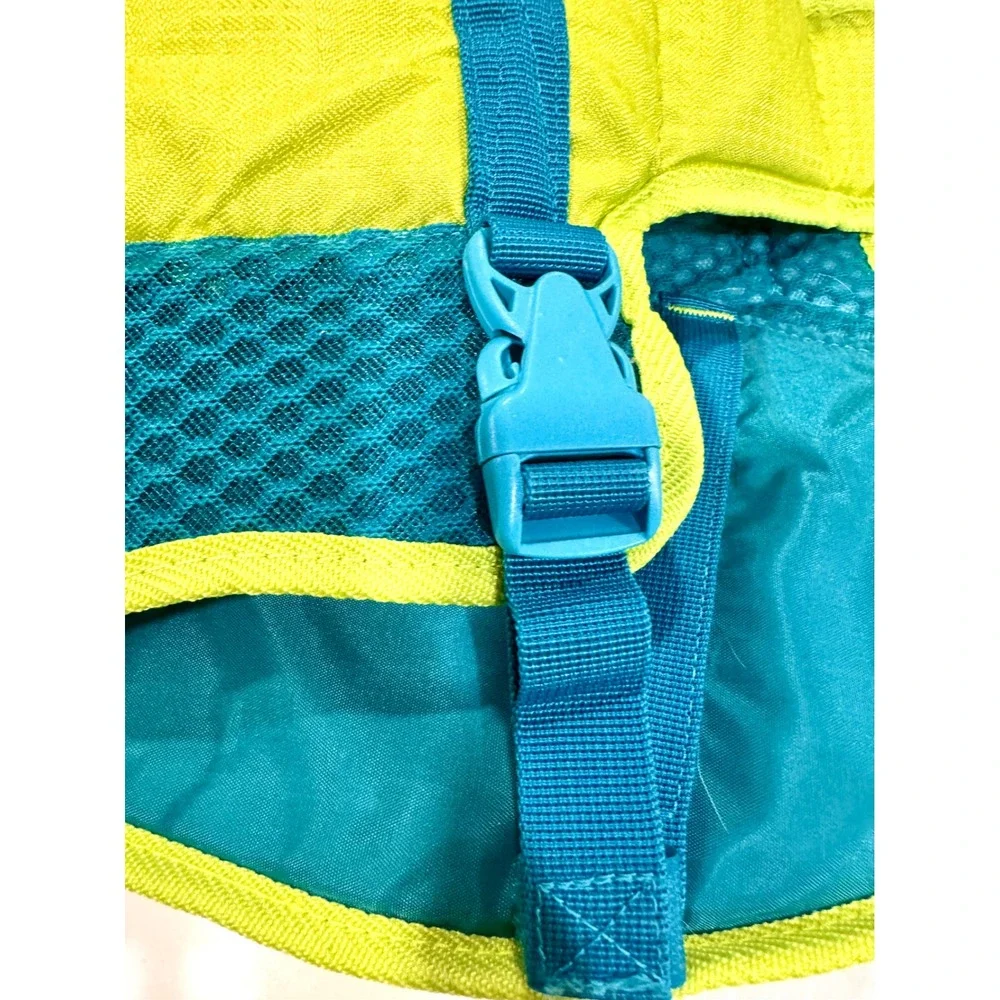 Outward Hound Dog Life Jacket Large LG Lime Green Teal Water Safety Vest
